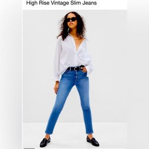 Gap High Rise Vintage Slim Jean